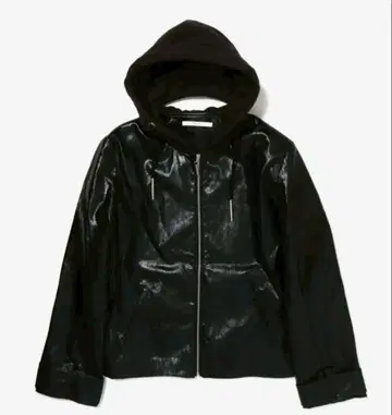 theredthread S leather jacket long