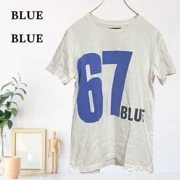 zB609 [ S ] BLUE BLUE 셔츠 캐주얼 스트릿 티셔츠