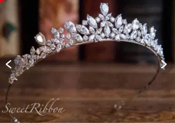 티아라 웨딩 스위트 리본