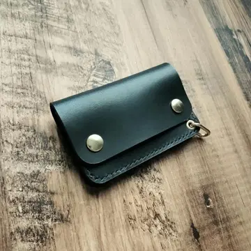 미니 지갑 트래커 지갑 일본산 가죽