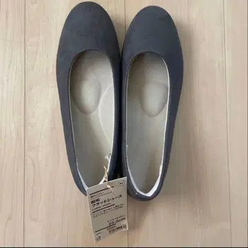 무인양품 차콜 그레이 플랫슈즈 25.0cm
