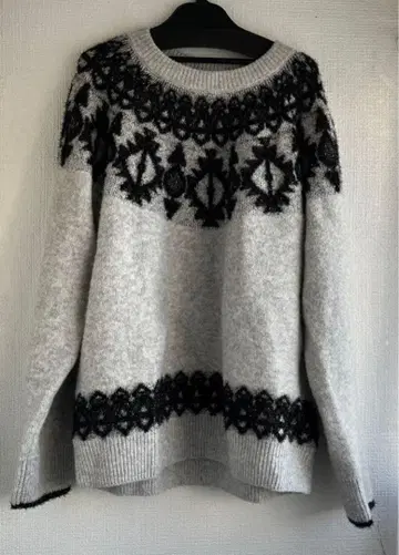 지나시스 7G 라메 니트 새상품급