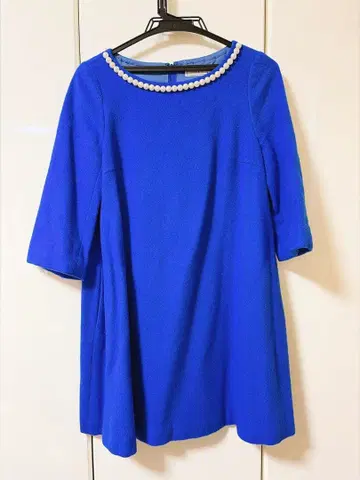 Anatelier 파란색 펄 장식 튜닉 38