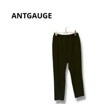 [안트게이지] 슬랙스 테이퍼드 팬츠 깔끔한 블랙