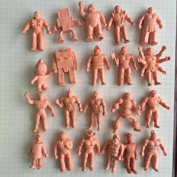 근육맨 지우개 플라스틱 피규어 세트 다수