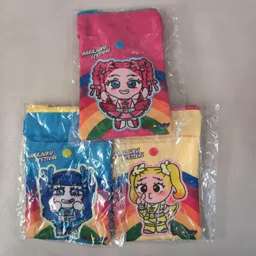 하라주쿠 페스티벌 타케시타 파라다이스 숄더백 3개 세트