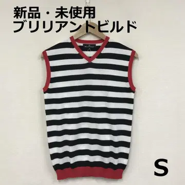 B1215A01 새상품 미사용 브릴리언트 빌드 골프 V넥 베스트