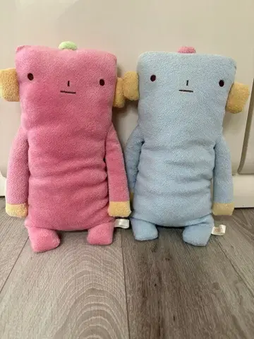 후모후모 씨 모로보 핑크 파랑 2체 세트 (L 사이즈)