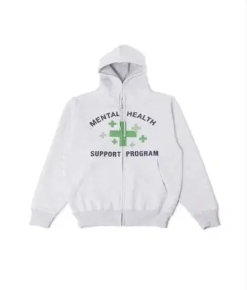 lifemania MENTAL SUPPORT zip up hoodie