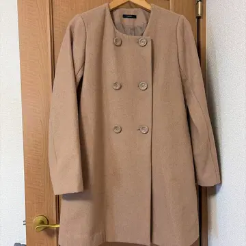 ROSSO 코트 베이지 피코트 체스터 코트