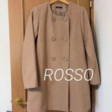 ROSSO 코트 베이지 피코트 체스터 코트