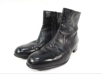 발리/BALLY/사이드 지퍼 숏부츠 블랙/블랙