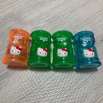 헬로키티 엽서형 저금통 4개 세트 헤이세이 레트로 산리오