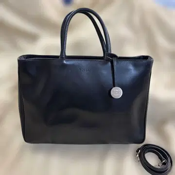 [ FURLA ] 훌라 토트백 가죽 블랙 비즈니스 수험