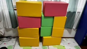 컬러풀 쿠션 블록 세트