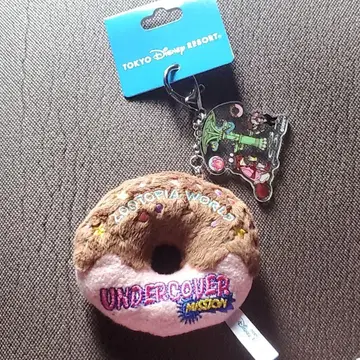 디즈니 주토피아2 도넛 참 포함 키체인 닉 & 주디