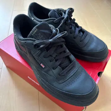 Reebok 리복 클럽C club c 블랙 스니커즈 28cm