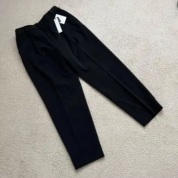 미사용 택 포함 인디비 UV 컷 팬츠 슬랙스 블랙 41