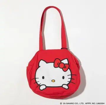 새상품 미사용 헬로키티 x 곰 페이스 토트백