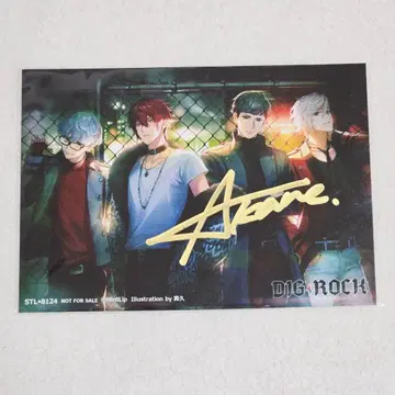 DIG-ROCK 히구라시 아카네 친필 브로마이드 사인 디그록