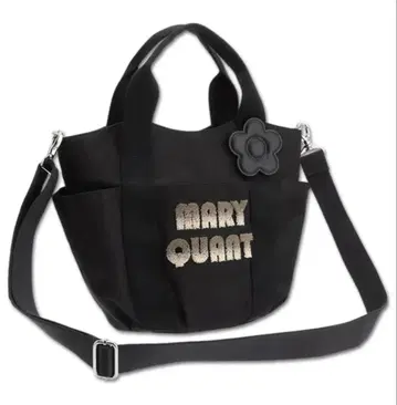MARY QUANT 블랙 숄더백