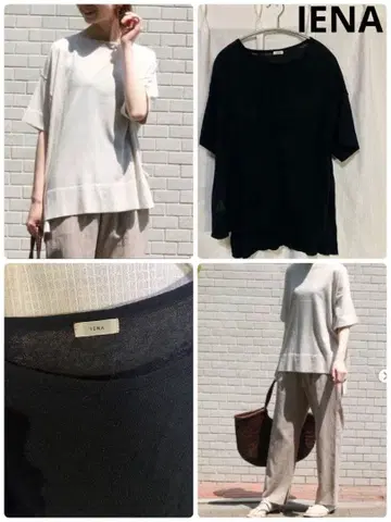 IENA 코튼 린넨 시어 풀오버 린넨