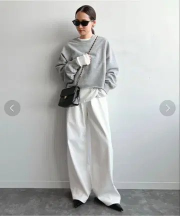 DEUXIEME CLASSE 크롭 맨투맨 풀오버