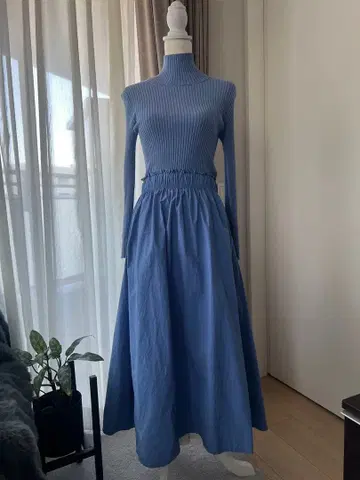 새상품급 plst 이소재 도킹 원피스 M 사이즈