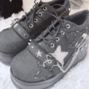 통굽 스니커즈 y2k 지뢰계 서브컬쳐