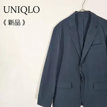 [택 포함 새상품] 유니클로 감동 자켓 테일러드 워셔블 경량 네이비 S