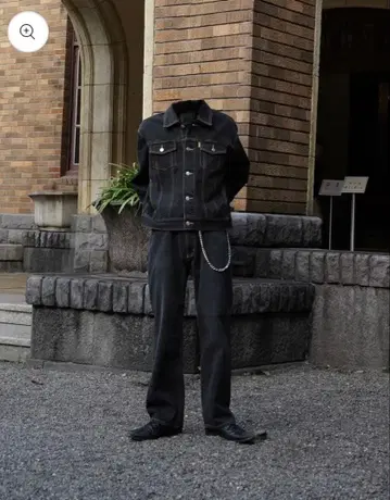 BELVET [ 완판템 ] 데님 자켓 팬츠 세트