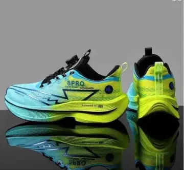 5.0 PRO STORM 러닝화 블루 옐로우 카본 플레이트 27cm