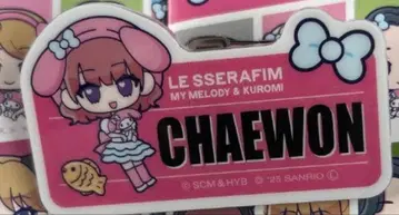 LE SSERAFIM 채원 네임 배지