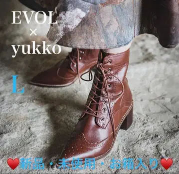 EVOLxYukko 콜라보 레이스업 부츠 6cm