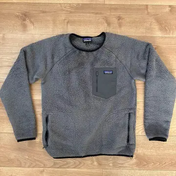 파타고니아 로스 가토 크루 플리스 풀오버 그레이 M