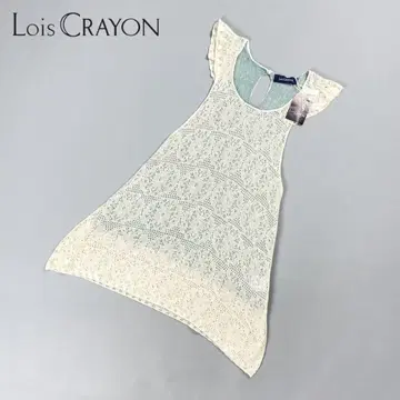 미사용 새상품 택 포함 로이스크레용 레이스 튜닉 베이지 M*HD522