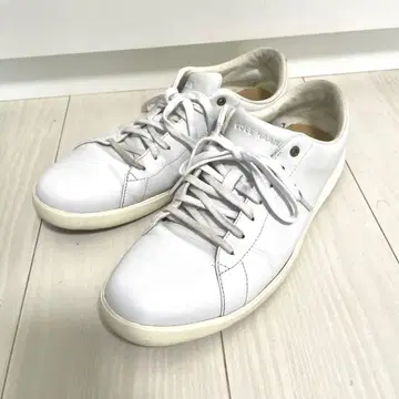 콜한 크로스코트 스니커즈 8.5 남성용 가죽 신발 화이트