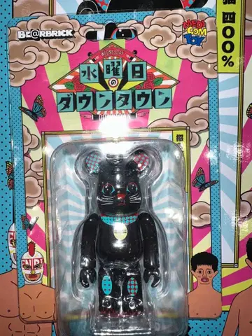 BE@RBRICK 수요일의 다운타운 마네키네코 100%