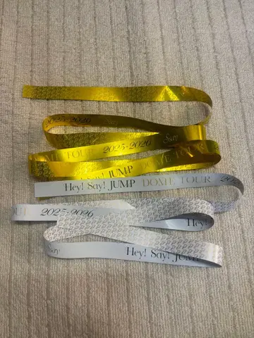 Hey! Say! JUMP Ssay 은색 테이프 흰금 풀 세트