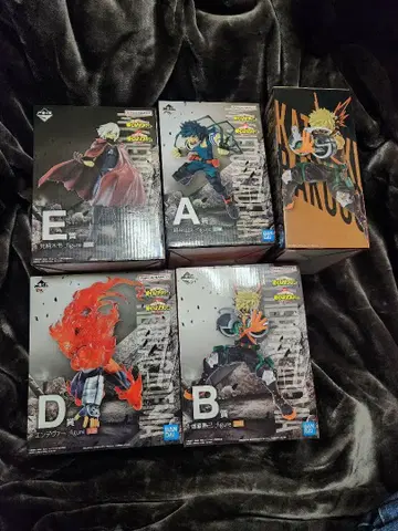 나의 히어로 아카데미아 피규어 세트 사투