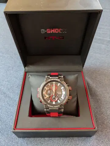 새상품급 G-SHOCK MTG-B1000B-1A4JF 블랙/레드