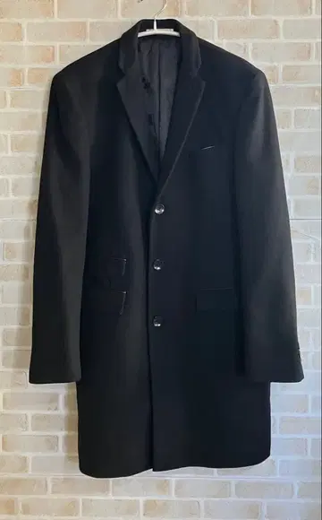 renomaHOME 레노마옴 롱 코트 캐시미어 혼방 블랙 L