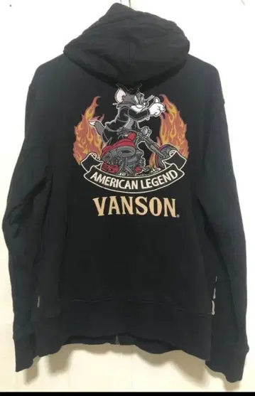 VANSON 톰과 제리 후드티 M 사이즈