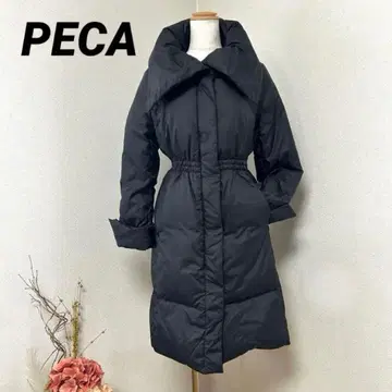 PECA 미 실루엣 롱 다운 코트