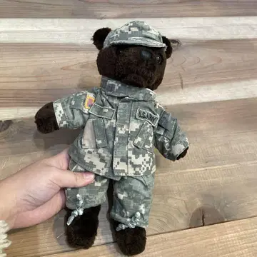 미군 디지털 카모플라주 봉제 인형 미군 테디베어