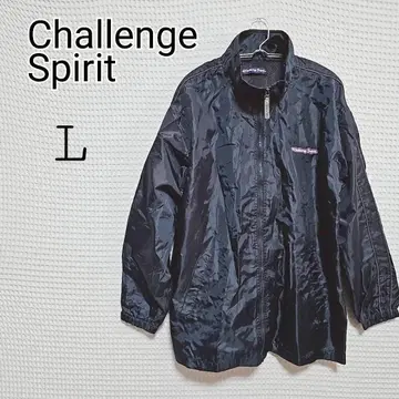 Challenge Spirit 블랙 나일론 자켓 L 사이즈