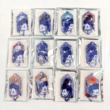 원신 서리 흔적과 권염 시리즈 육각 캔뱃지 총 11종 + 시크릿 1점