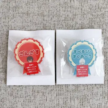 가정교사 히트맨 REBORN! 히코쿠지 네임 배지 2점