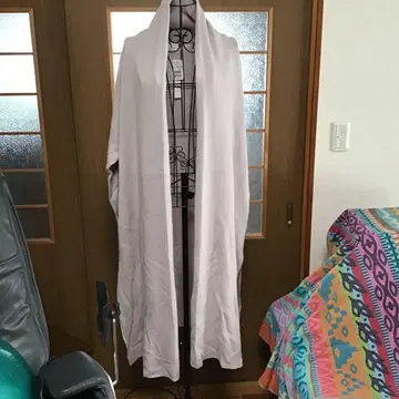 택 포함 미사용 새상품 정가 22000엔 베이지 롱 가디건