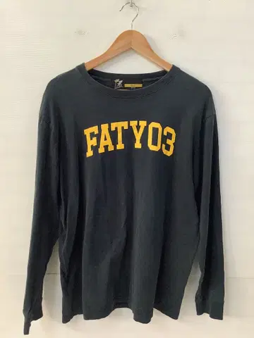 12.15 A337 F.A.T. 긴팔 티셔츠 롱 T L 로고 프린트